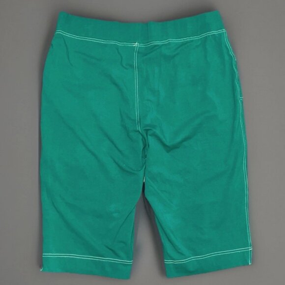 Vintage Kmart Stretch Knit Capri Pants Size 1X Green Holiday Edition NWT - Picture 2 of 6